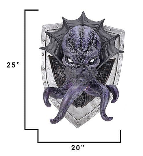 Dungeons & Dragons (D&D) - Foam Figure Wall Trophy: Mind Flayer Plaque (Illithid)
