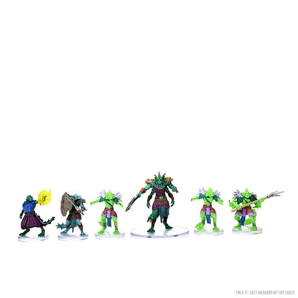 D&D - Fantasy Miniatures - Icons of the Realms: Monster Warbands - Sahuagin Warband