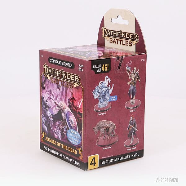 D&D - Pathfinder Battles Set 25: Armies of the Dead - Booster Pack (4 Figurer)