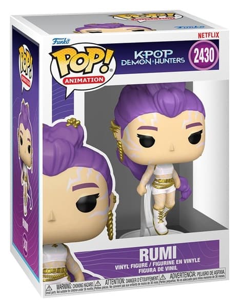 Funko Pop: KPop Demon Hunters - Rumi (Golden Outfit) #2430 - Animation Vinyl Figure 9cm