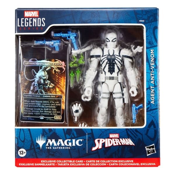 Marvel Legends Magic: The Gathering: Spider-Man - Agent Anti-Venom (plus Exclusive Foil Card) - Action Figure 15 cm