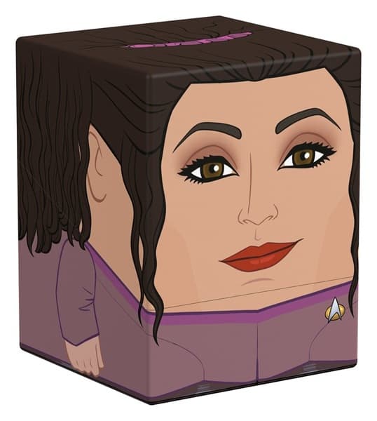 Ultimate Guard Squaroes Boulder Deck Case (Deck Box) 100+ Standard Size: Star Trek: The Next Generation - Deanna Troi