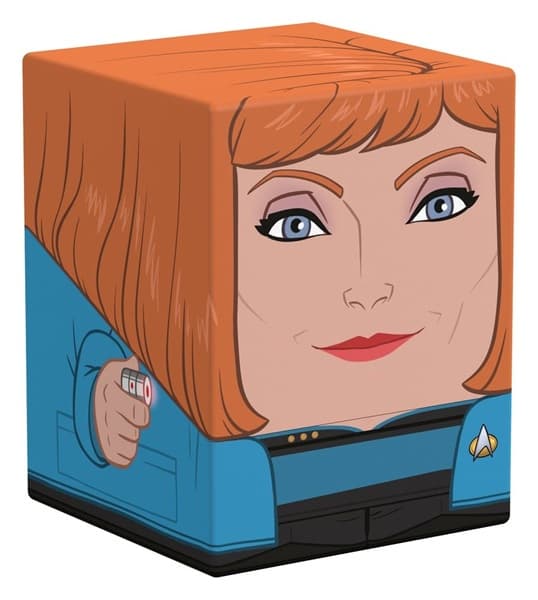 Ultimate Guard Squaroes Boulder Deck Case (Deck Box) 100+ Standard Size: Star Trek: The Next Generation - Dr. Beverly Crusher