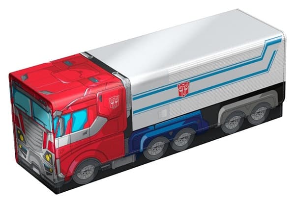 Ultimate Guard Squaroes Collectors Flip Case (Multi-Deck Box) 400+ Standard Size XenoSkin: Transformers: Optimus Prime Truck