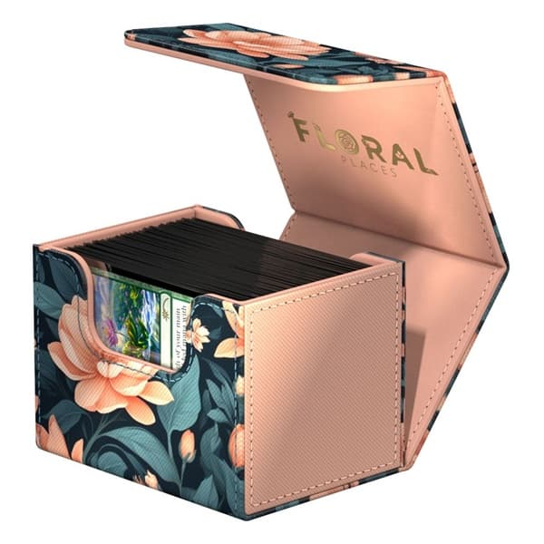 Ultimate Guard SideWinder Deck Case (Deck Box) 100+ Standard Size XenoSkin Floral Places - Quiet Glade