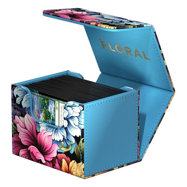 Ultimate Guard SideWinder Deck Case (Deck Box) 100+ Standard Size XenoSkin Floral Places - Springbloom Meadow