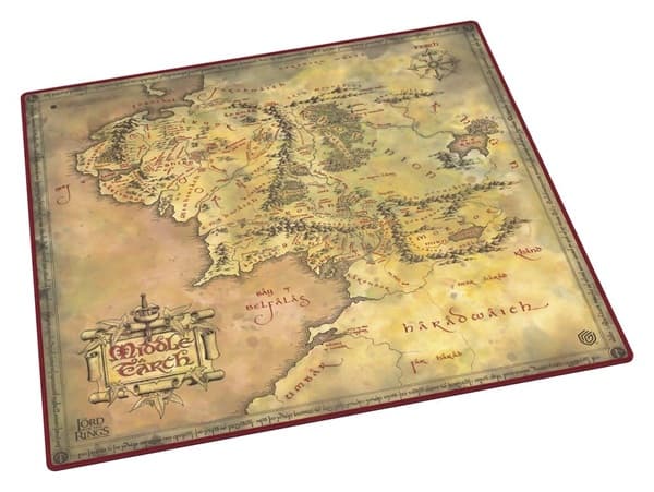 Ultimate Guard Oversized Playmat (Spillemåtte) The Lord of the Rings: Places of Middle-earth (61x 61cm)