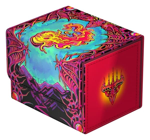 Ultimate Guard Sidewinder Deck Case (Deck Box) 100+ Standard Size XenoSkin: Magic: The Gathering - Mana Token - Mountain