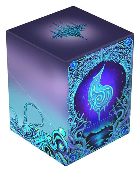 Ultimate Guard Boulder Deck Case (Deck Box) 100+ Standard Size: Magic: The Gathering - Mana Token - Island