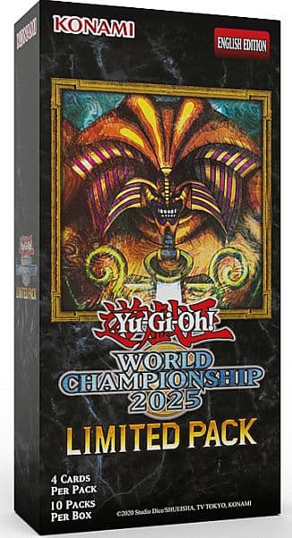 Yu-Gi-Oh! Booster Pakke Limited Pack World Championship 2025 Booster Display - Box med 10 Pakker