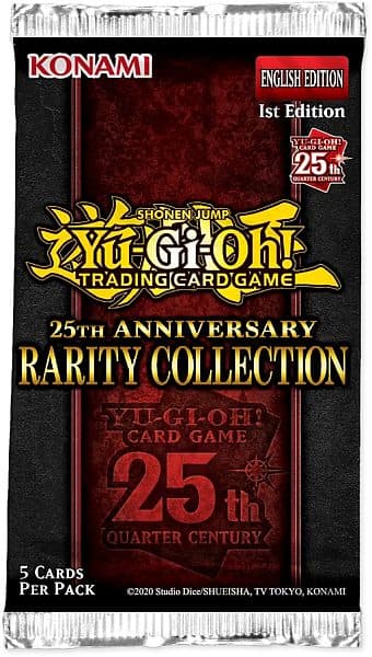Yu-Gi-Oh! Booster Pakke 25th Anniversary Rarity Collection Booster Pack