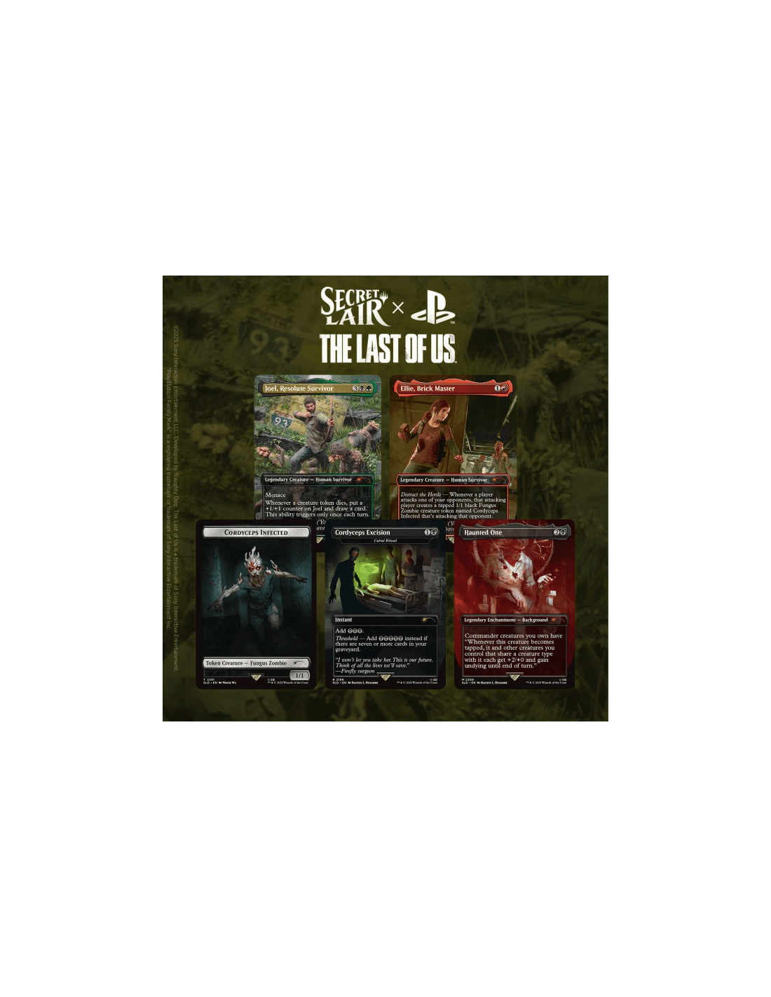 Secret Lair x Playstation The Last of Us Part 1 - Magic the Gathering