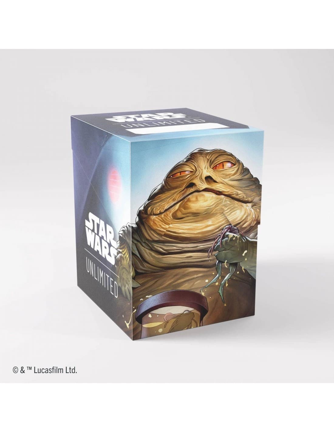 Leia Organa and Jabba the Hutt - Soft Crate Deck Boks - A Lawless Time - Star Wars Unlimited - Gamegenic