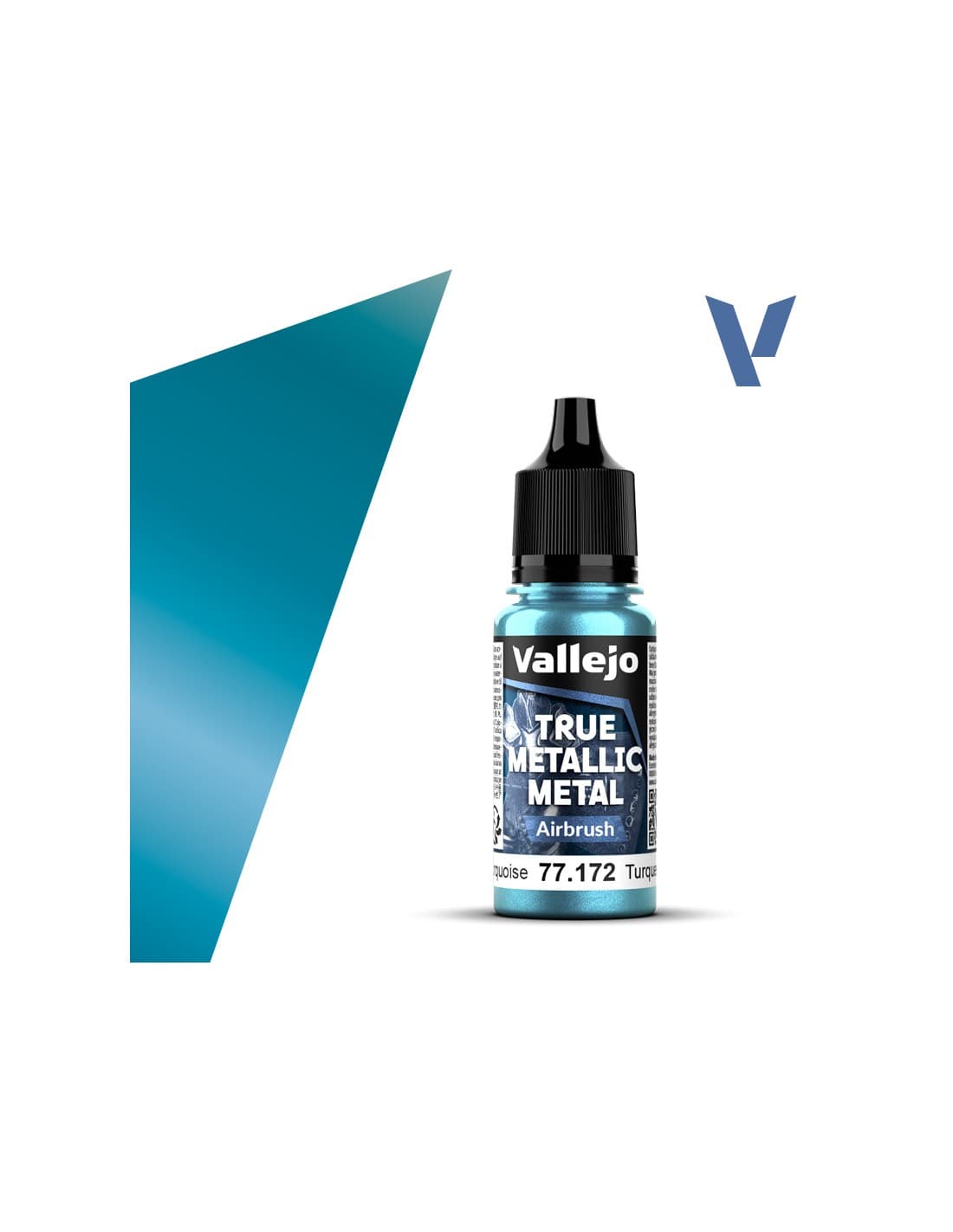 Hydra Turquoise Airbrush - True Metallic Metal - Vallejo