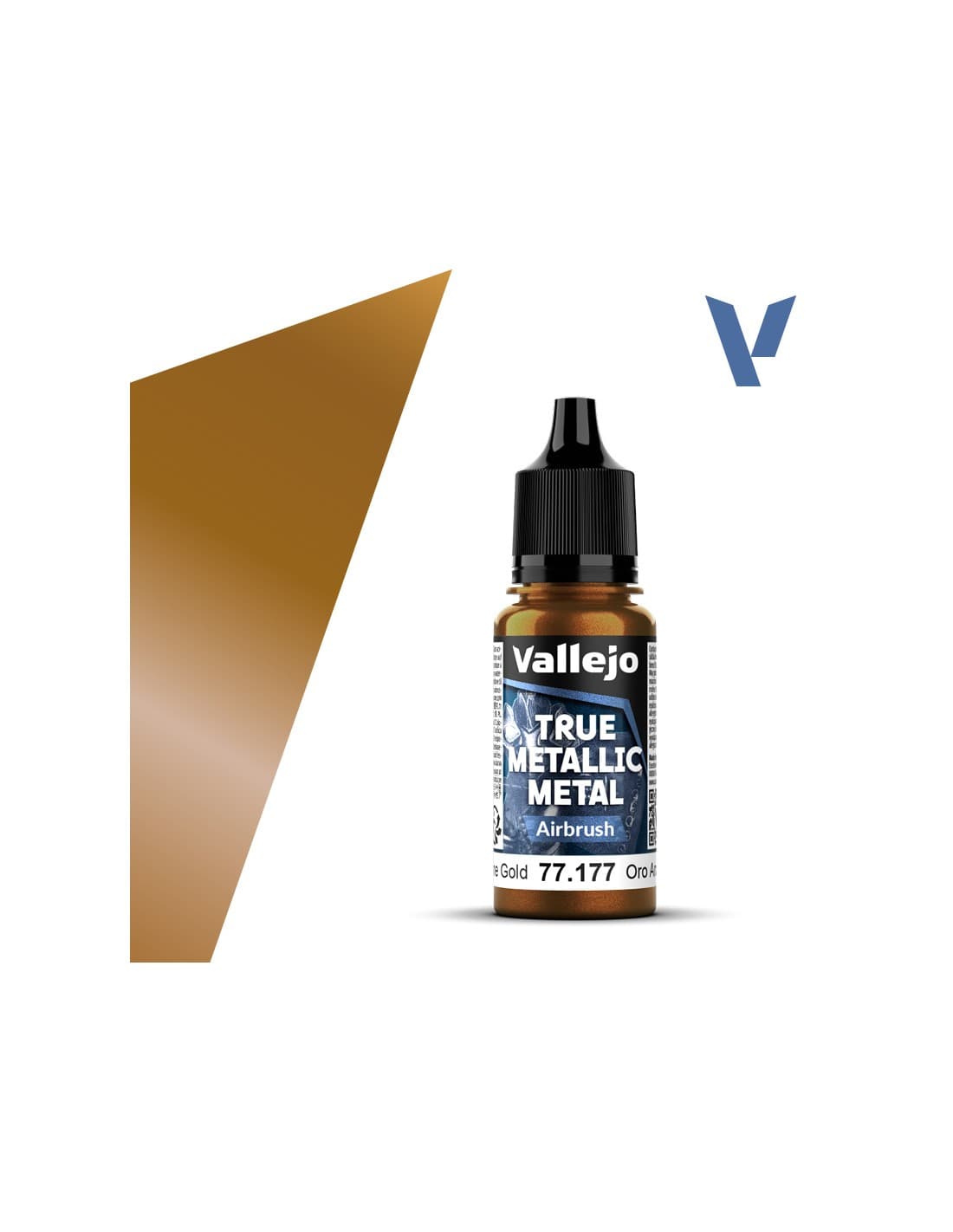 Arcane Gold Airbrush - True Metallic Metal - Vallejo