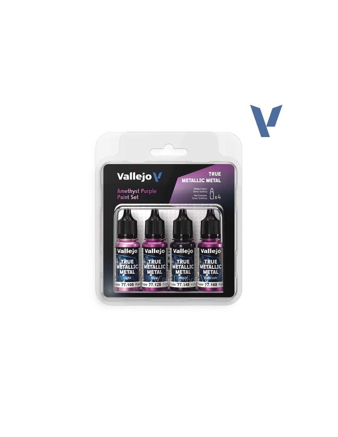 Amethyst Purple Paint Set - True Metallic Metal - Vallejo