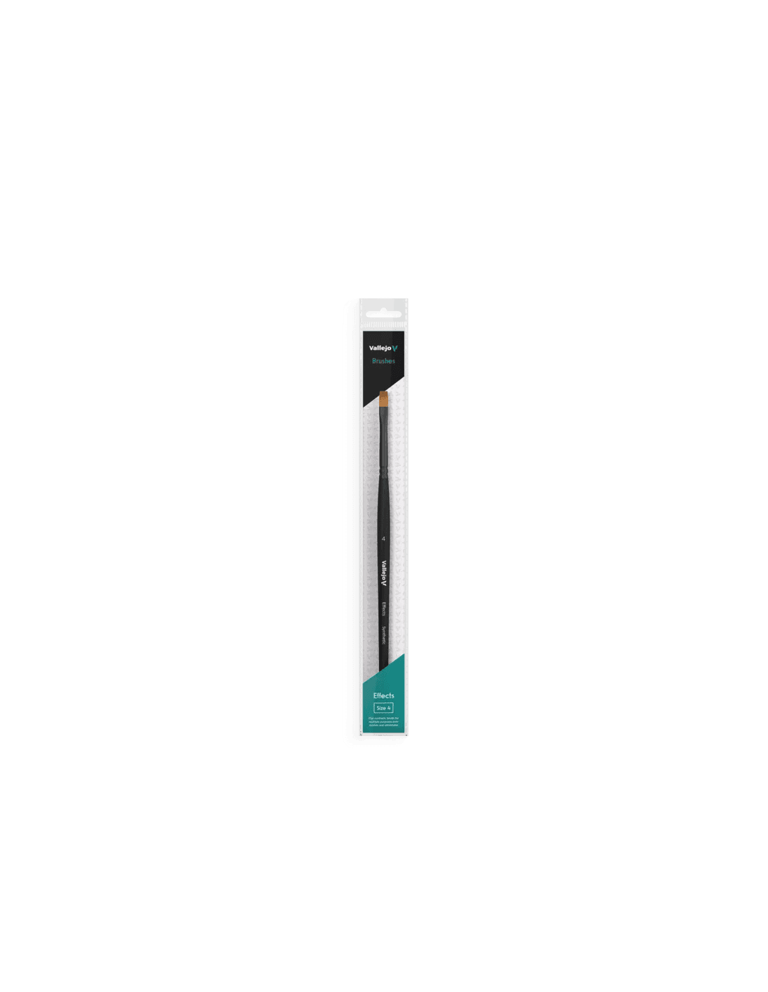Effects Brush - Størrelse 4 - Flat Rectangular Brush - Vallejo