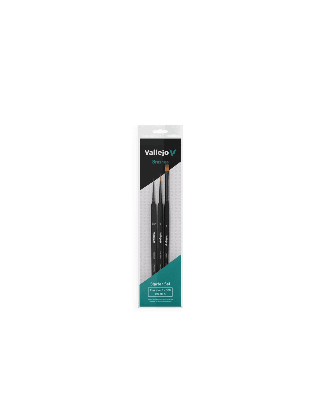 Starter Set - Precision 1, 3/0, Effects 4 - Brush - Vallejo