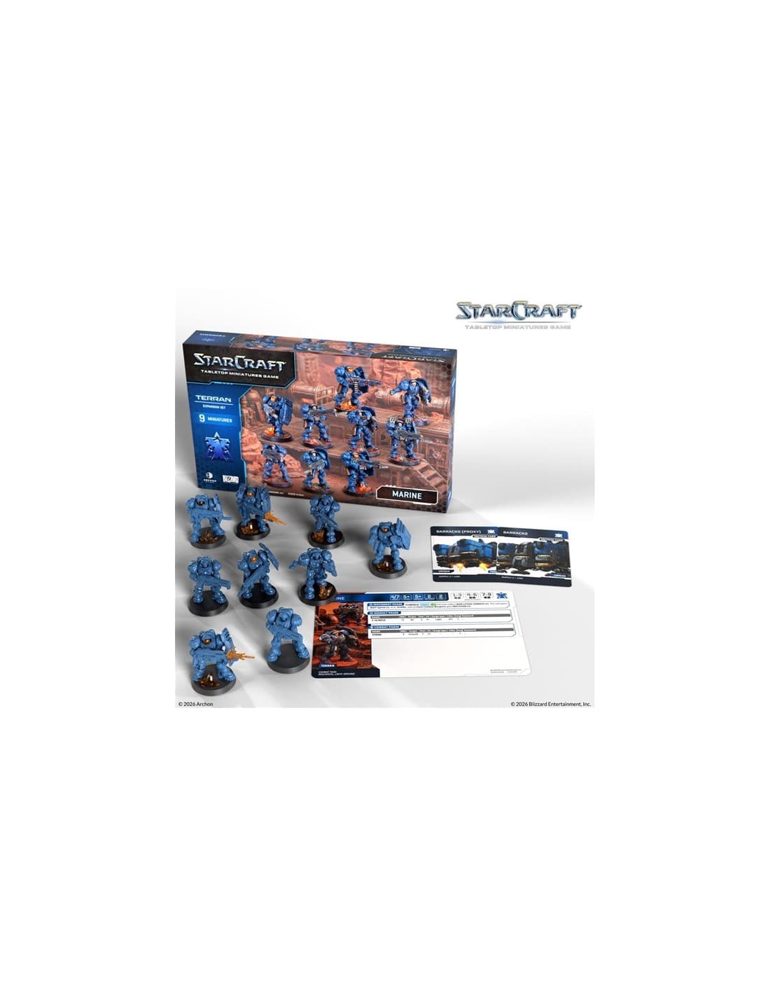 Marine - Terran - Starcraft Tabletop Miniatures Game
