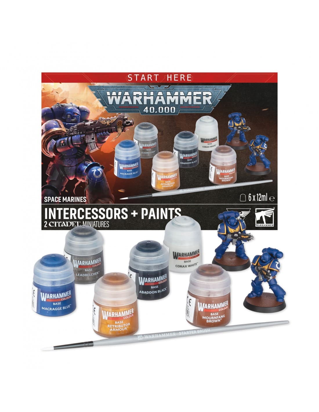 Space Marine Intercessors + Paints - Games Workshop