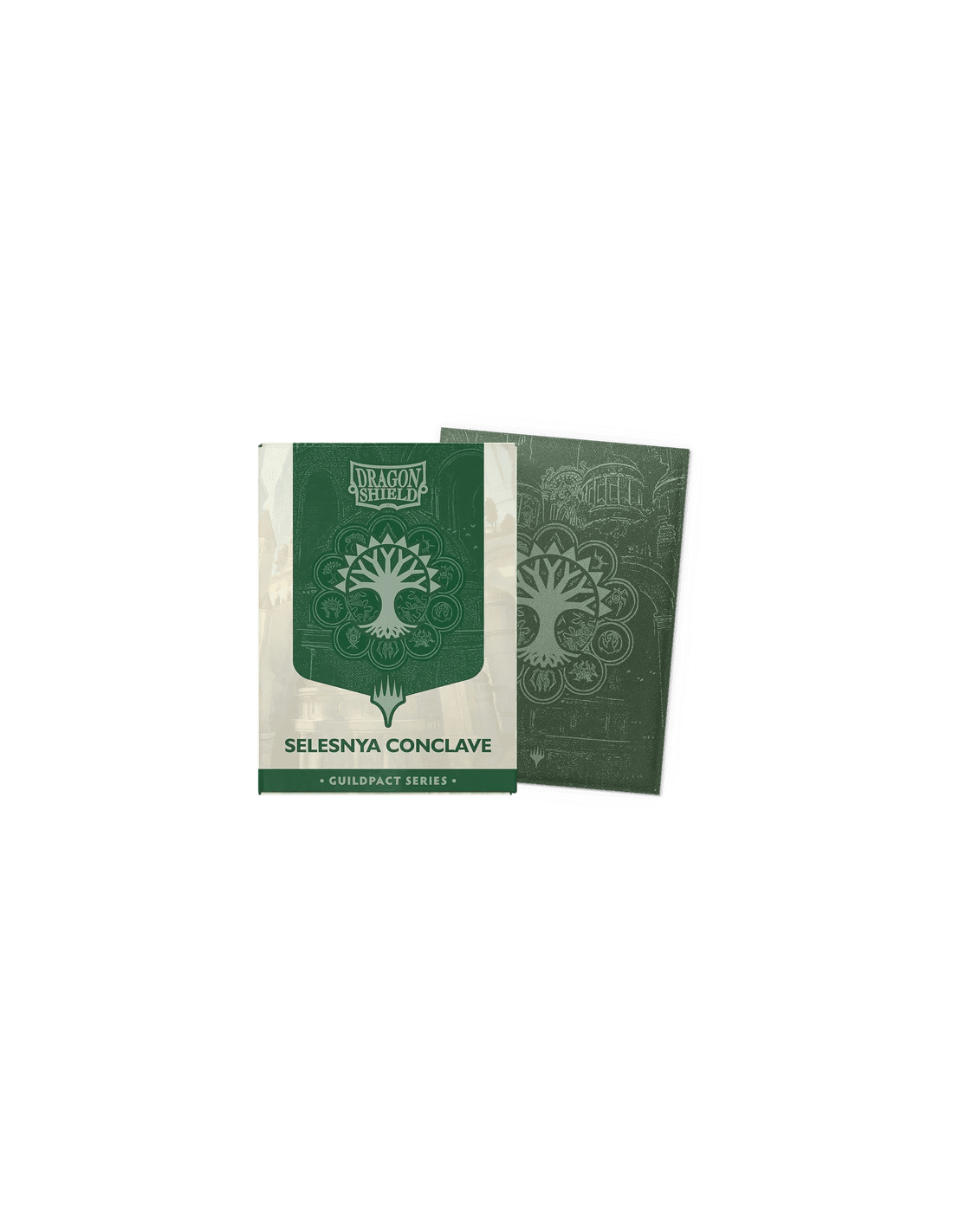 Selesnya Conclave - Guildpact Series - Matte Dual Art Sleeves - 100 stk Plastiklommer - Dragon Shield