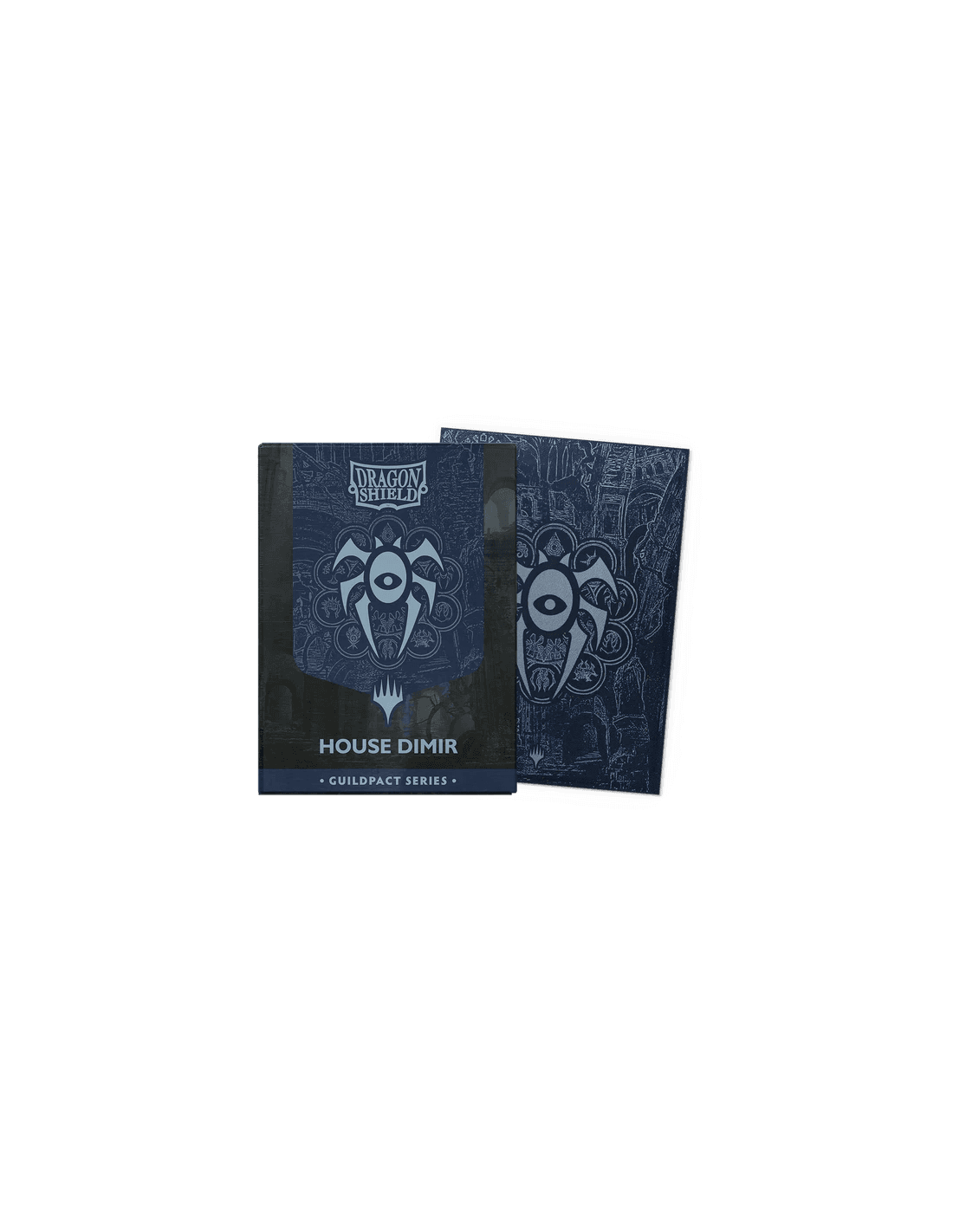 House Dimir - Guildpact Series - Matte Dual Art Sleeves - 100 stk Plastiklommer - Dragon Shield